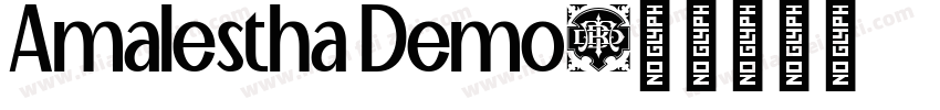 Amalestha Demo字体转换